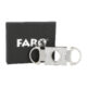 Doutníkový ořezávač Faro Carbon silver, 22mm  (02052)