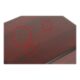 Humidor na doutníky Červenohnědý, 22x19x8cm, II. jakost  (920040X)