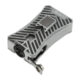 Doutíkový zapalovač Winjet Premium 2xjet, black/silver  (310044)