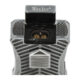 Doutníkový zapalovač Winjet Premium 2xjet, black/silver  (310044)