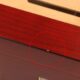 Humidor na doutníky Červenohnědý, prosklený, tmavý, 38x26x18cm, II. jakost  (82006)