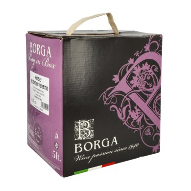 Víno Borga Rosato IGT 5l 11,5%, růžové, Bag in box  (IRSVTOB5)