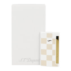 Zapalovač S.T. Dupont Slim 7 Checkered white  (261282)