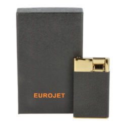 Tryskový zapalovač Eurojet Thin Jet černý/zlatý  (253005)
