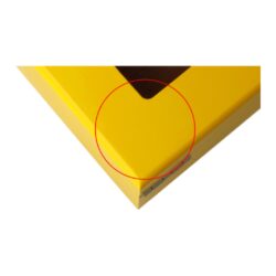 SLEVA Humidor na doutníky Yellow prosklený  (920460)